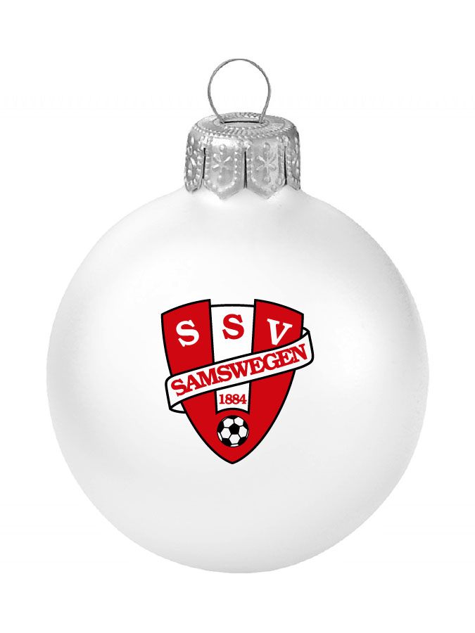 Weihnachtskugel Logo 8cm
