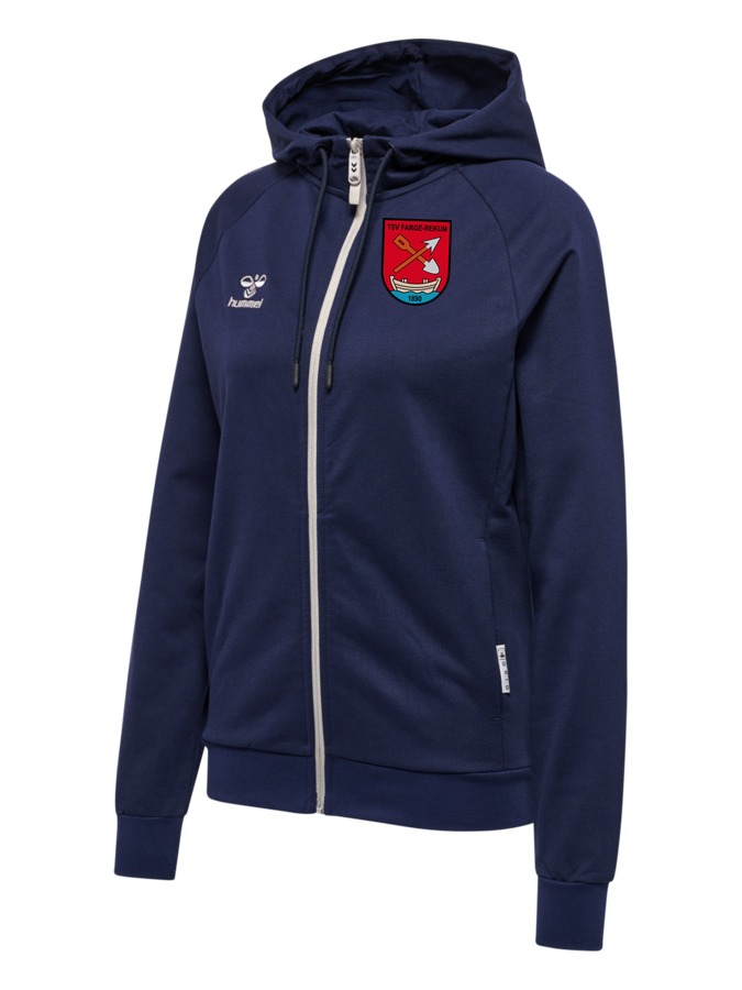 Hummel Move Grid Cotton Zip Hoodie Woma Damen