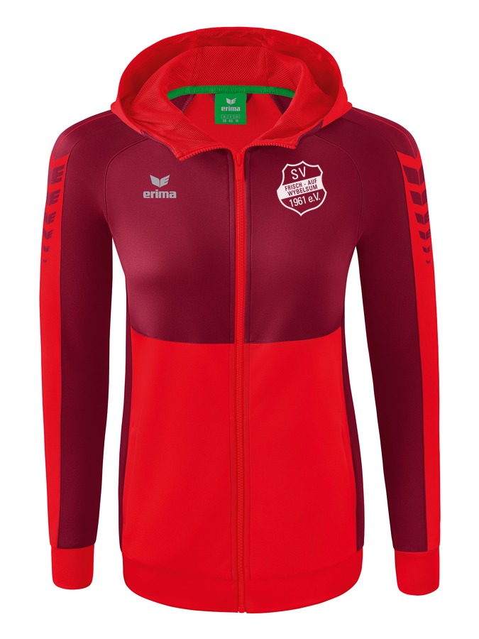Erima Six Wings Trainingsjacke mit Kapuze Damen