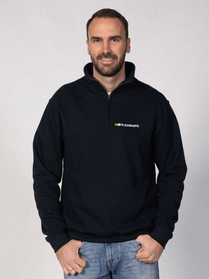 Half Zip Sweater Flag Herren