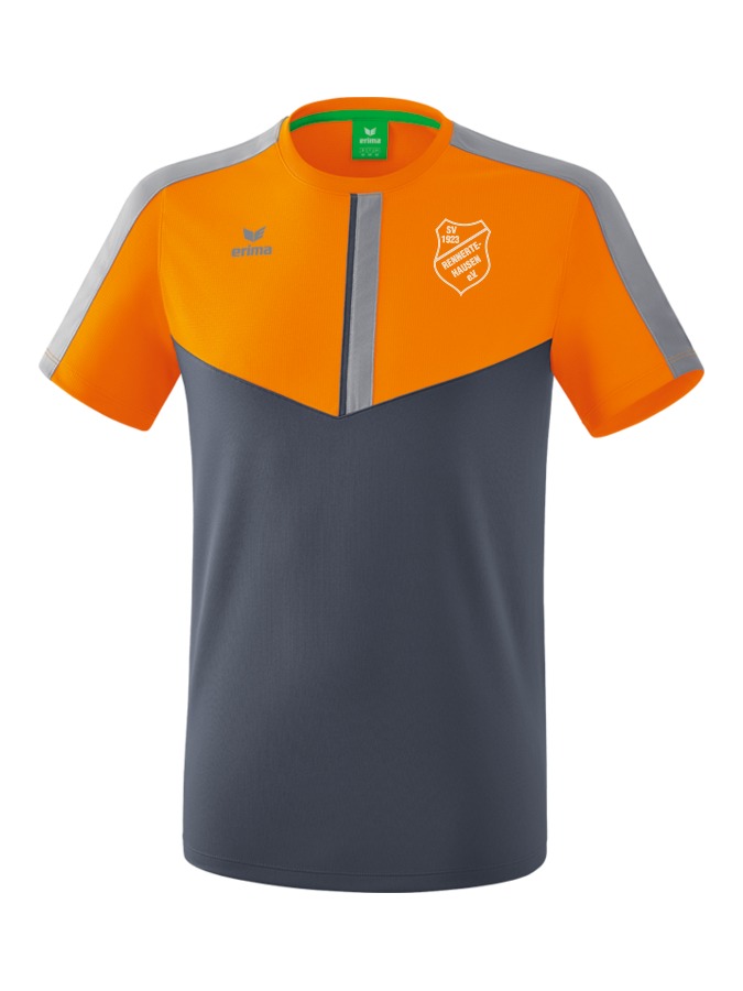 Orange-Grau-Silber
