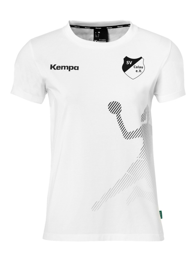 Kempa T-Shirt Black & White Damen