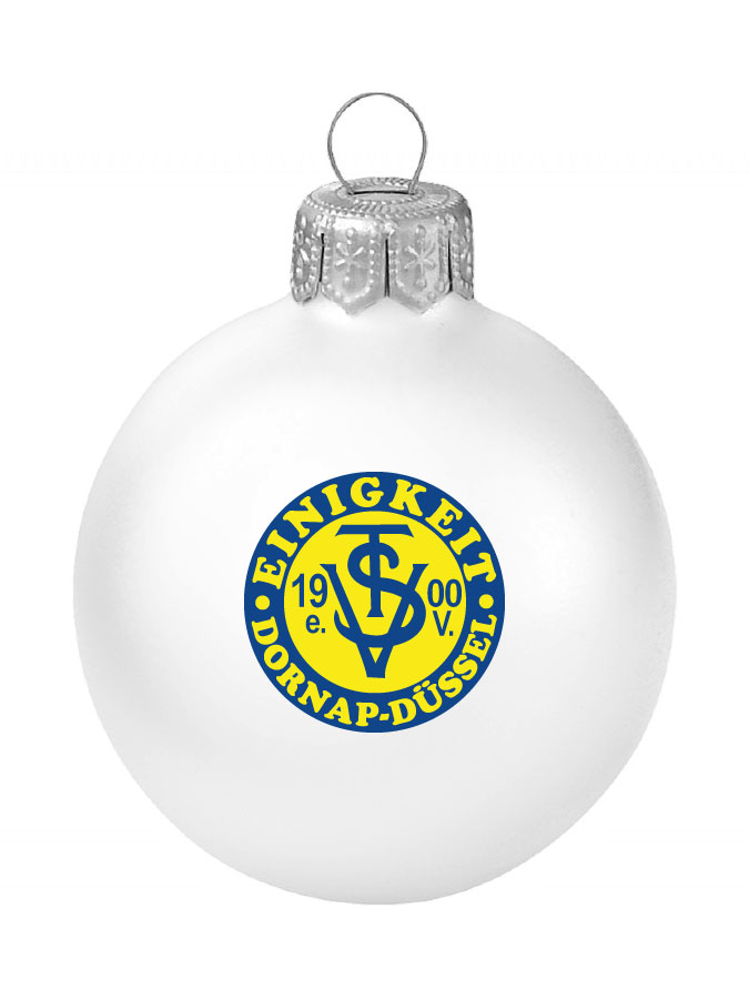 Weihnachtskugel Logo 8cm