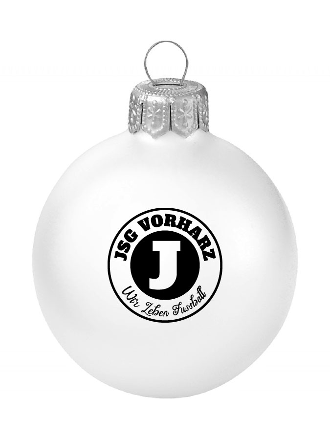 Weihnachtskugel Logo 8cm