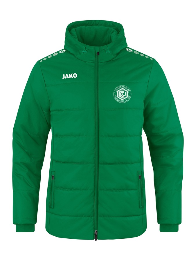 Jako Coachjacke Team mit Kapuze