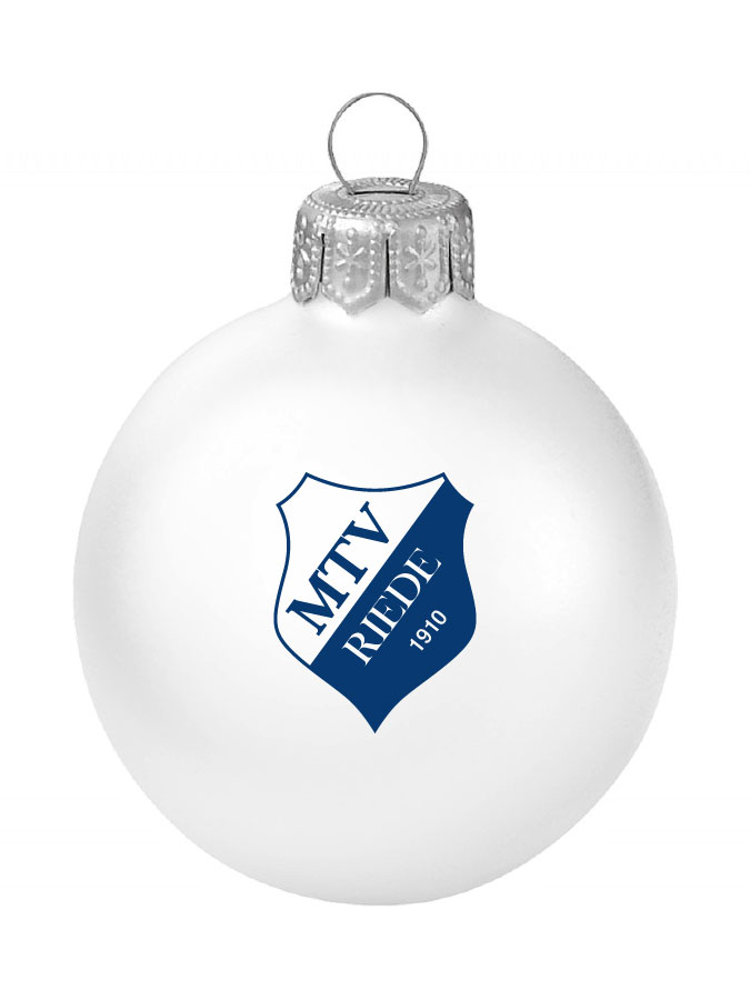 Weihnachtskugel Logo 8cm