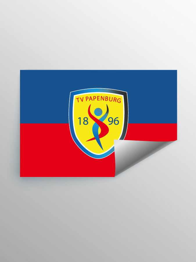 Aufkleber DIN A7 Logo