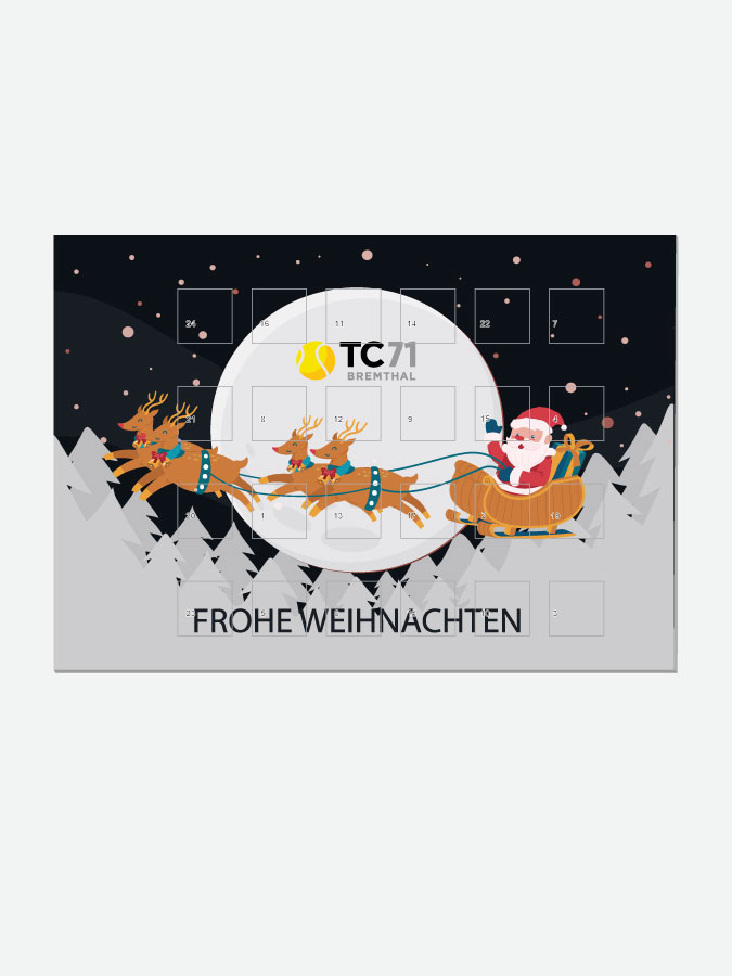 Adventskalender Schokolade