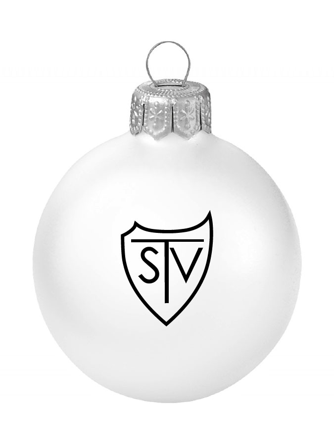 Weihnachtskugel Logo 8cm