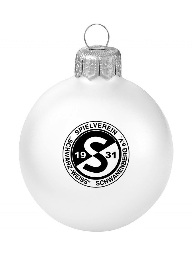 Weihnachtskugel Logo 8cm