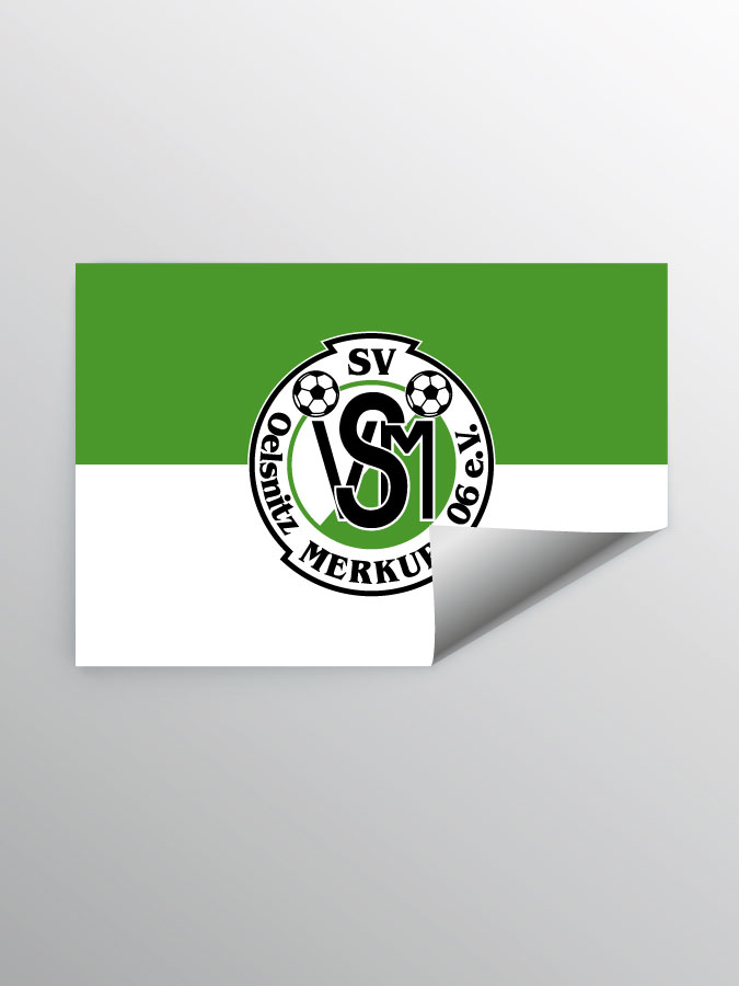 Aufkleber DIN A7 Logo
