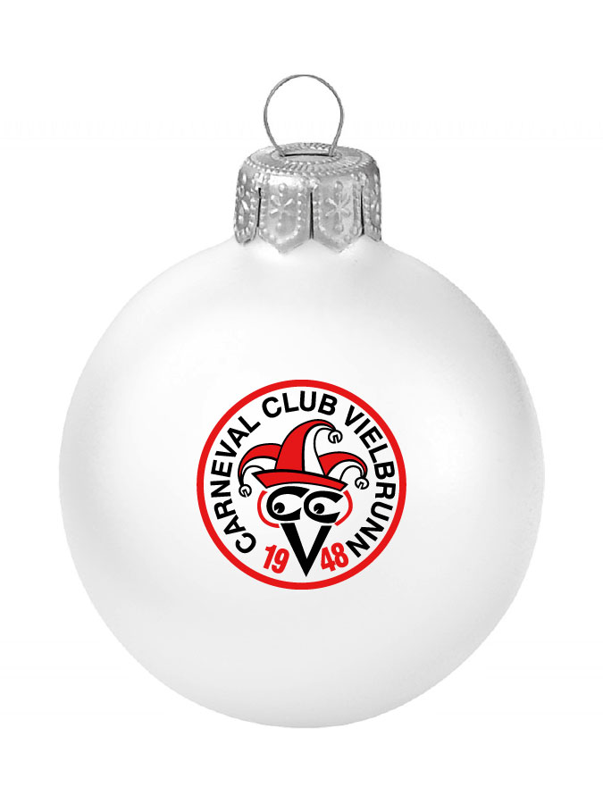 Weihnachtskugel Logo 8cm