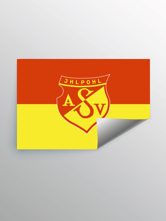 Aufkleber DIN A7 Logo