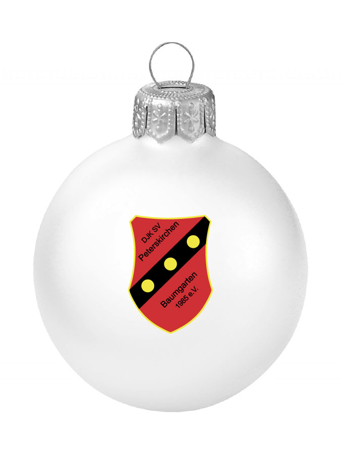Weihnachtskugel Logo 8cm