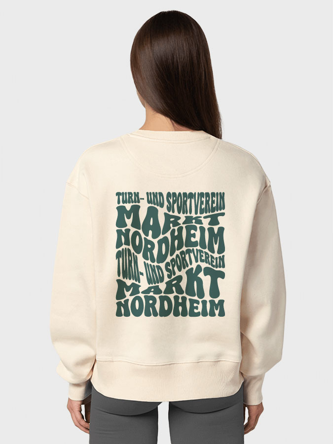 Oversized Sweater Wavy Damen