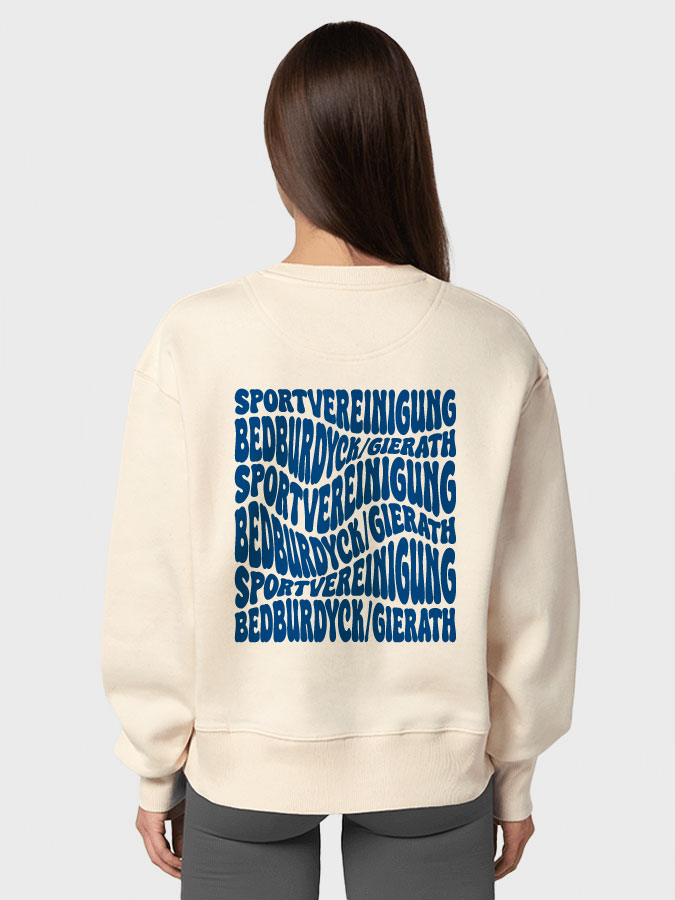 Oversized Sweater Wavy Damen