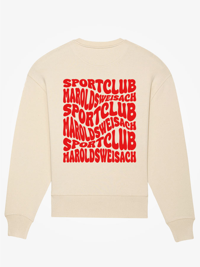 Sweatshirt Oversized Wavy Herren