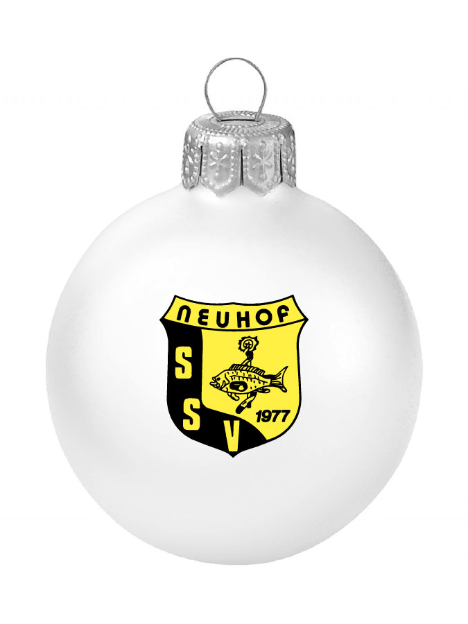 Weihnachtskugel Logo 8cm