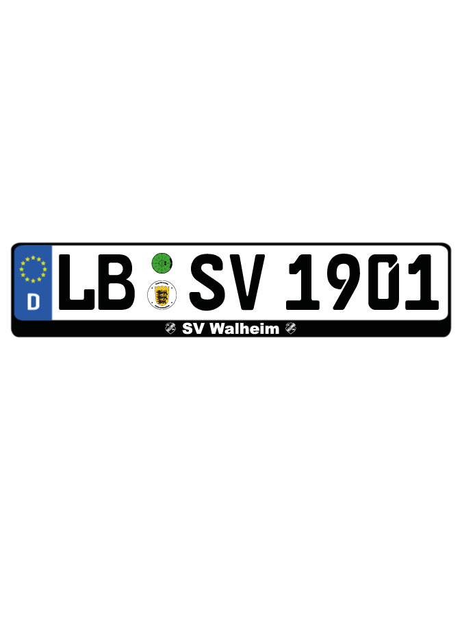 Kennzeichenhalter Kalden (2er Set)