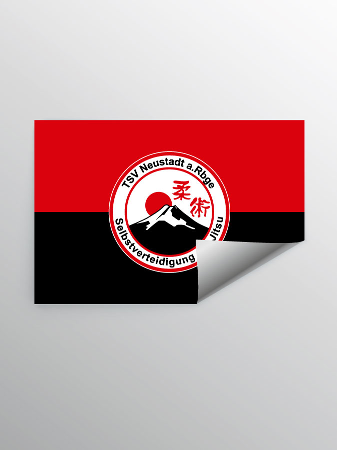 Aufkleber DIN A7 Logo