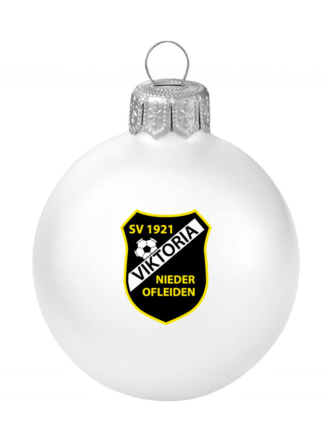 Weihnachtskugel Logo 8cm