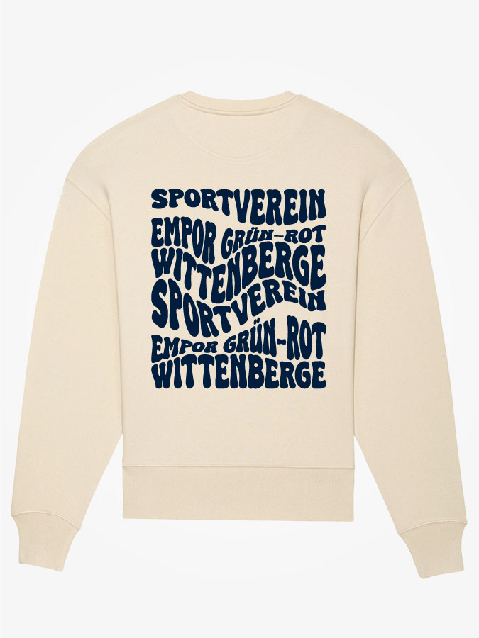 Sweatshirt Oversized Wavy Herren