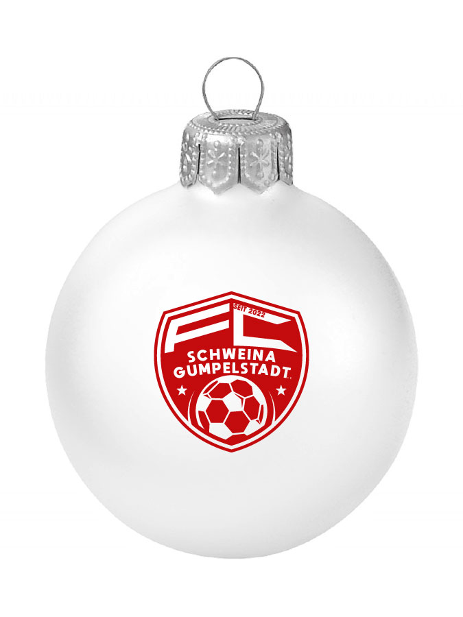 Weihnachtskugel Logo 8cm