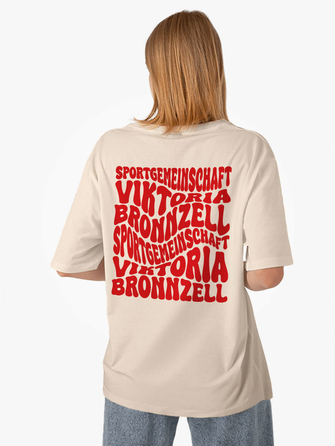 Oversized Shirt Wavy Damen