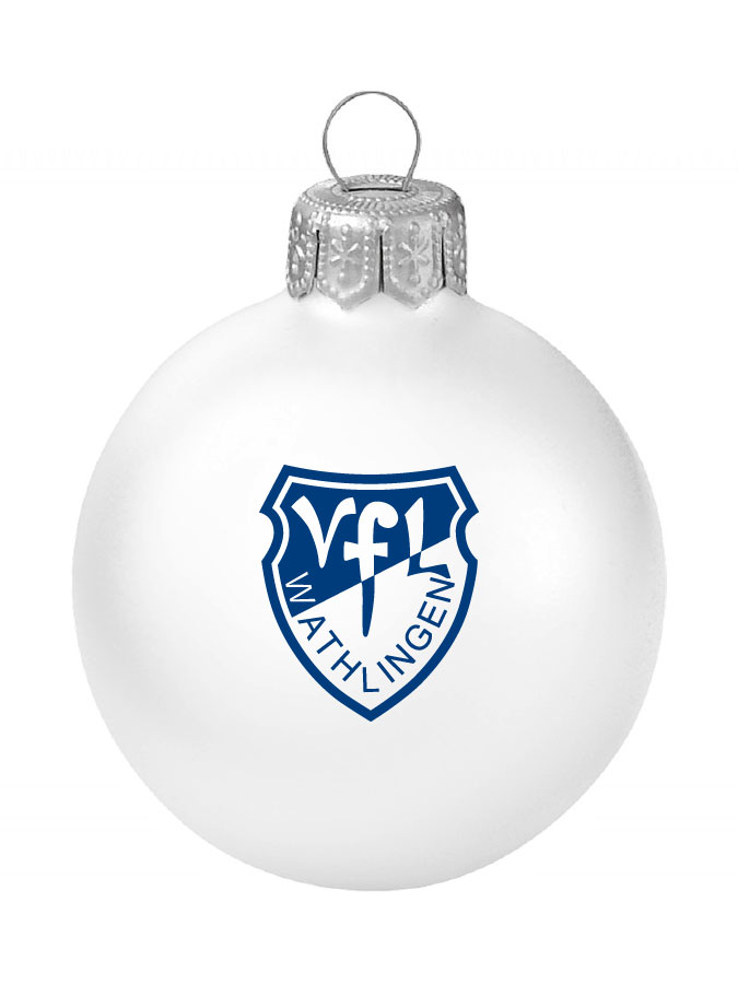 Weihnachtskugel Logo 8cm