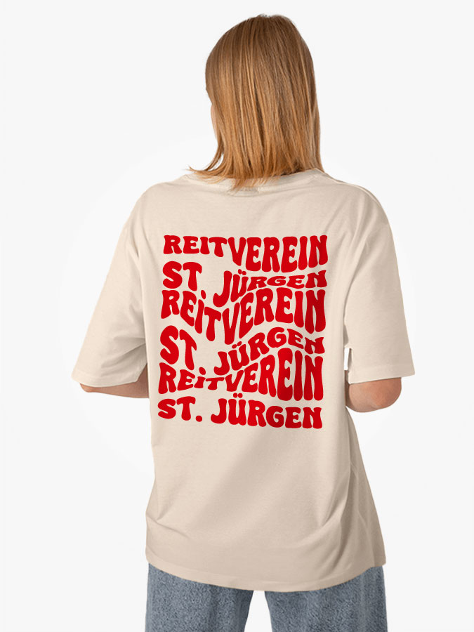 Oversized Shirt Wavy Damen