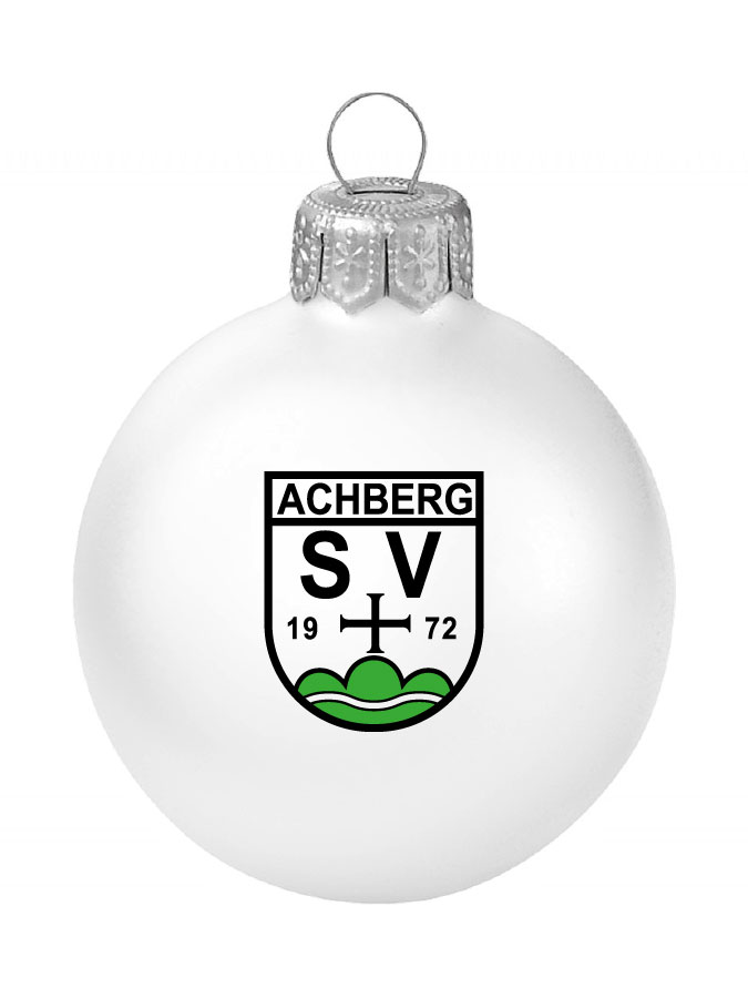 Weihnachtskugel Logo 8cm
