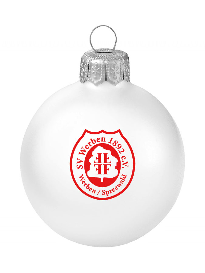 Weihnachtskugel Logo 8cm