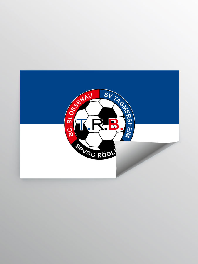 Aufkleber DIN A7 Logo