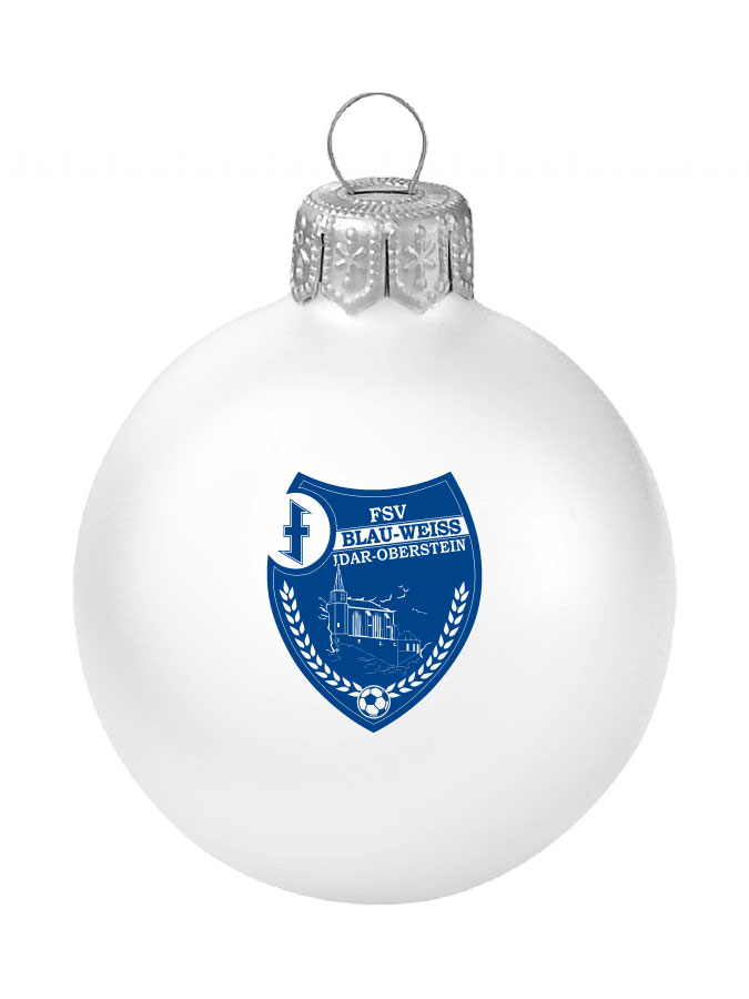 Weihnachtskugel Logo 8cm