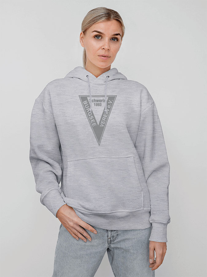 Hoodie All Grey Damen