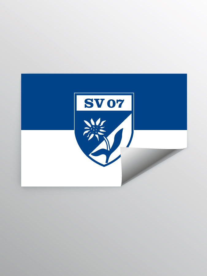 Aufkleber DIN A7 Logo