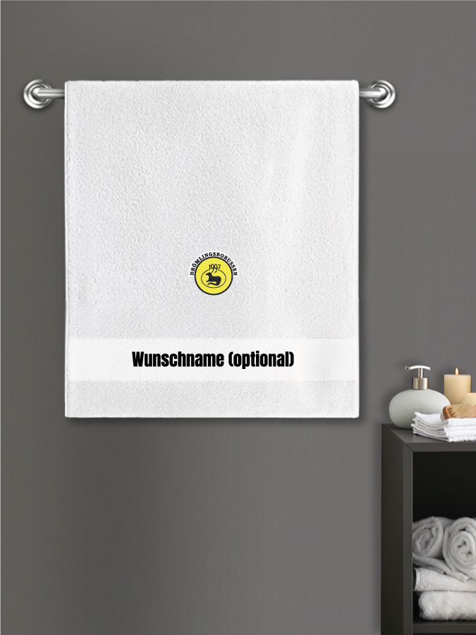 Badehandtuch Team Sticklogo