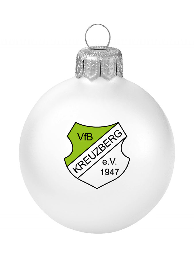 Weihnachtskugel Logo 8cm
