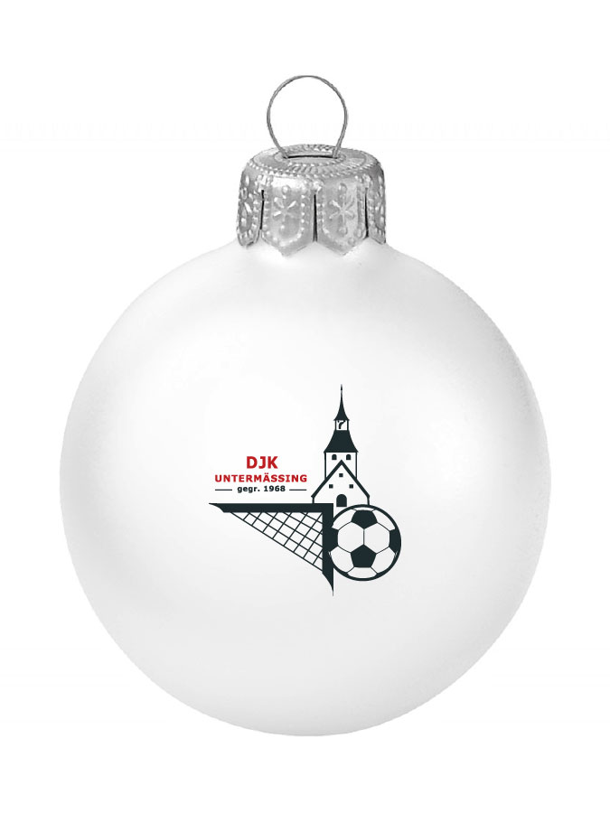 Weihnachtskugel Logo 8cm