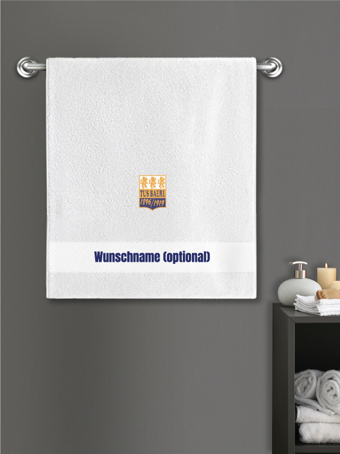 Badehandtuch Team Sticklogo