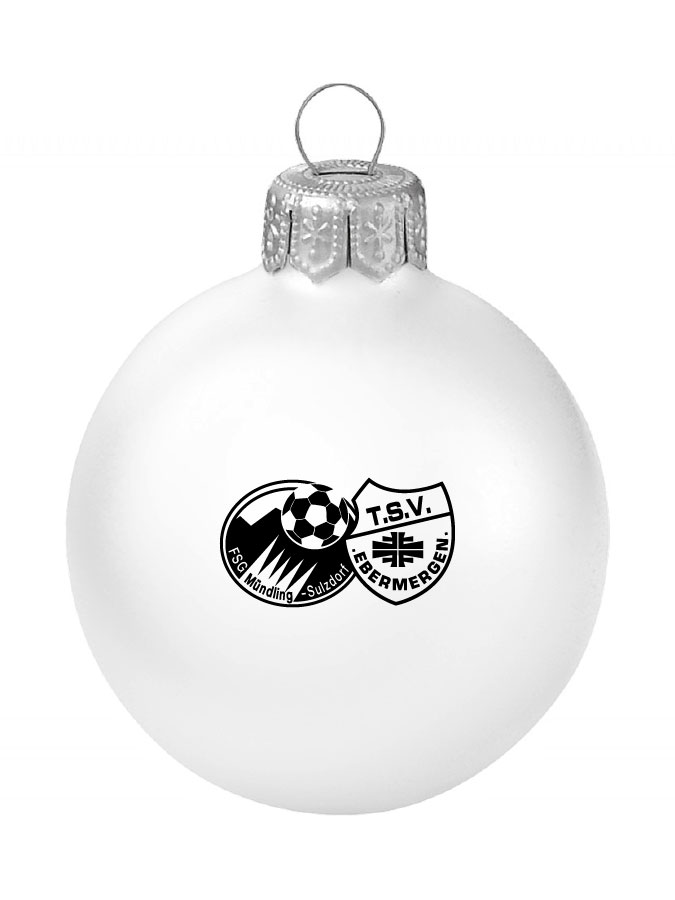 Weihnachtskugel Logo 8cm