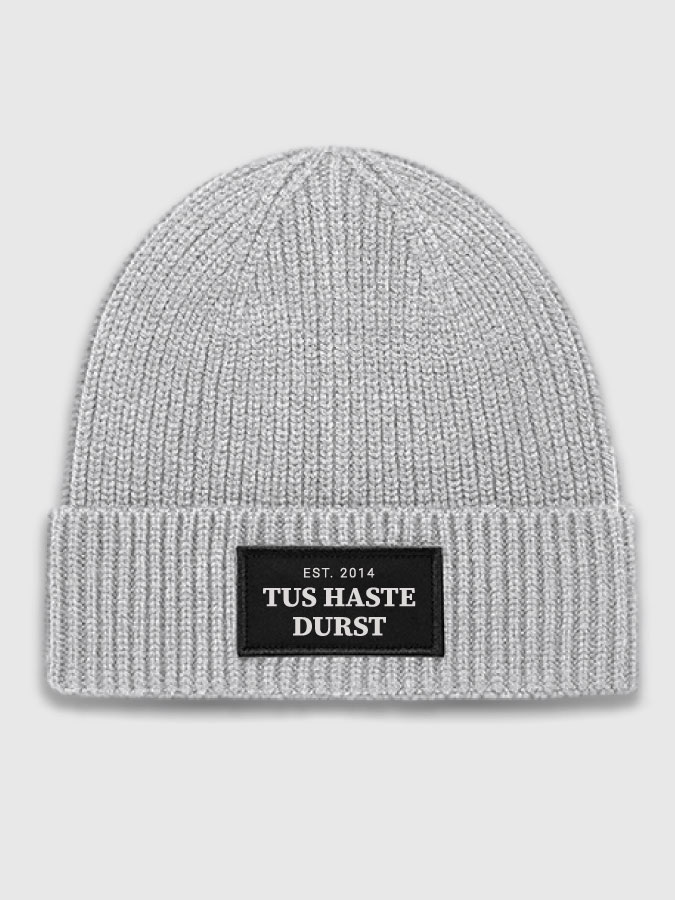 Rippstrick Beanie Natural