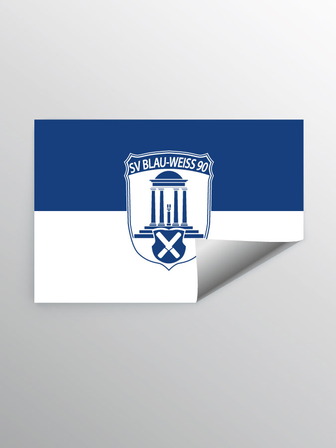 Aufkleber DIN A7 Logo