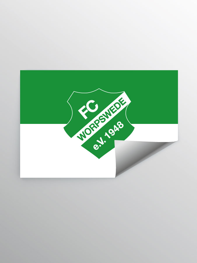 Aufkleber DIN A7 Logo