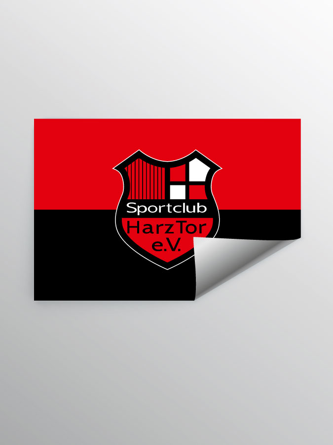 Aufkleber DIN A7 Logo