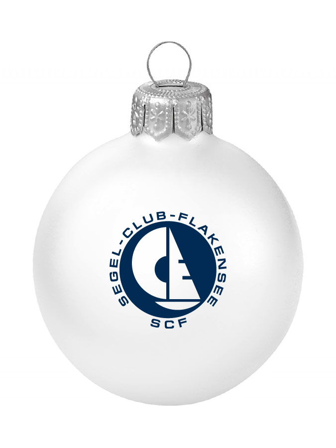 Weihnachtskugel Logo 8cm