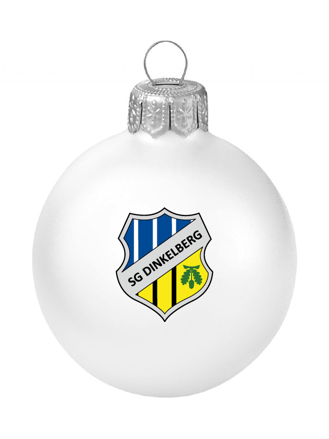 Weihnachtskugel Logo 8cm
