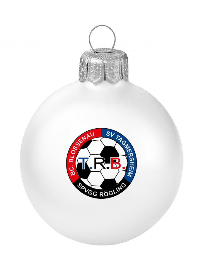 Weihnachtskugel Logo 8cm