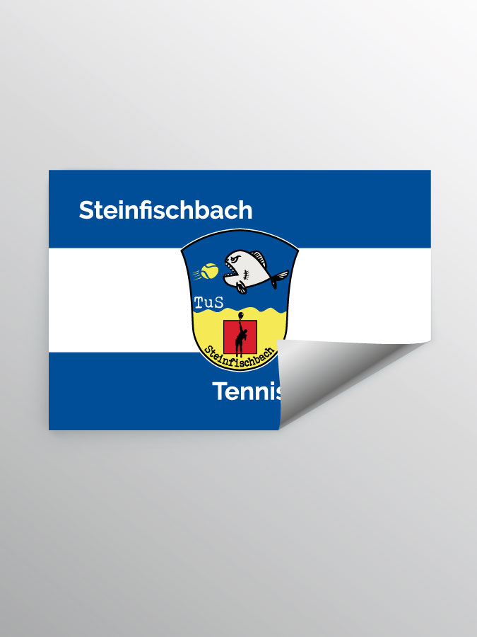 Aufkleber DIN A7 Stripe