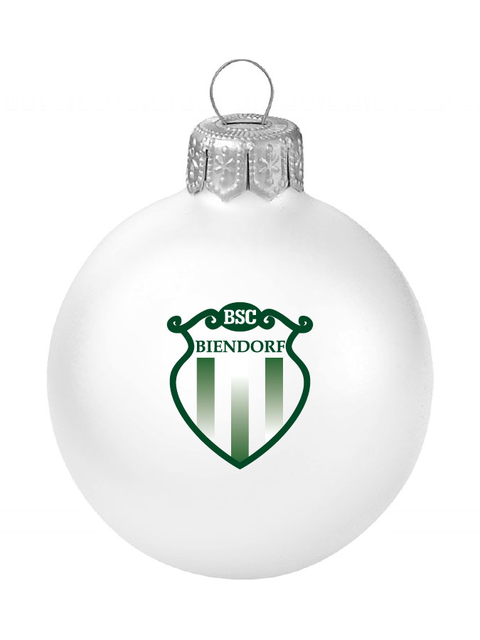 Weihnachtskugel Logo 8cm